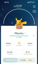 Shiny Pikachu wearing a saree costume -MlNl P T C - Read Description