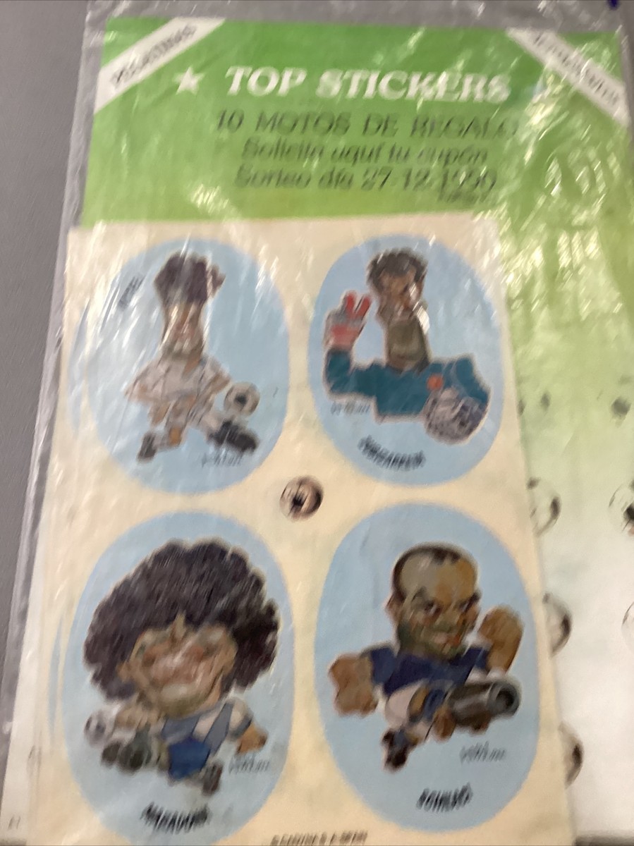 1990 Soccer Top Stickers Sealed Kit Maradona, Schilaci