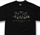 STRAIGHT SIX ENGINE T SHIRT inline 6 Pistons Supra e92 e46 e30 e21 bmw m3 m5 NEW