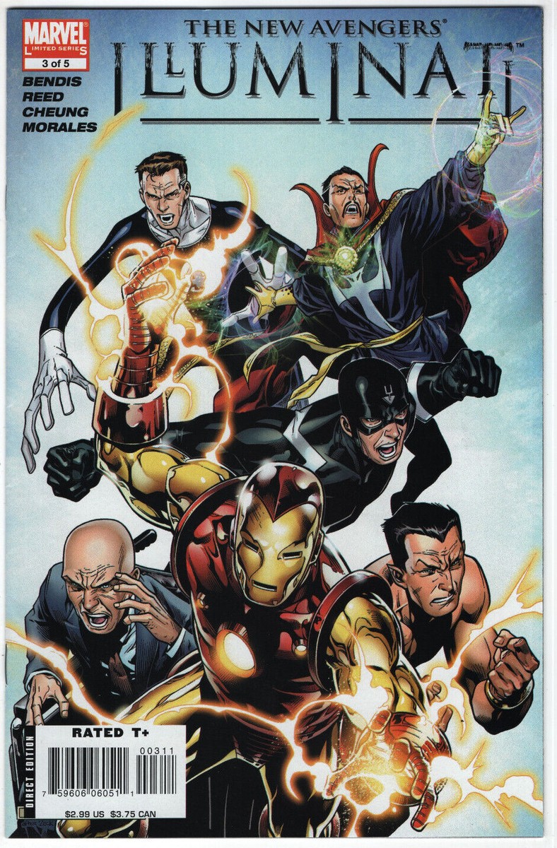 NEW AVENGERS ILLUMINATI 1-5 FULL 1ST LIMITED SERIES MARVEL COMIC