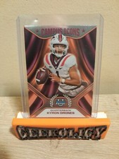 2024 Bowman Chrome U Kyron Drones Campus Icons Insert Virginia Tech Hokies