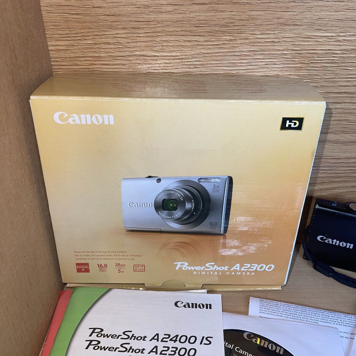 Canon Powershot A2300 HD Digital Camera + Battery - TESTED Canon Powershot A2300 HD Digital Camera + Battery - TESTED