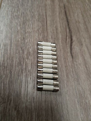 10 Qty. 5x20mm 6.3A Slow-Blow Ceramic Fuse T6.3a 250v New ✅ - Afbeelding 5 van 5