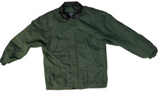 Faded Glory Outdoors Boy's Green Zip Lined Collared Coat Size 18 XL