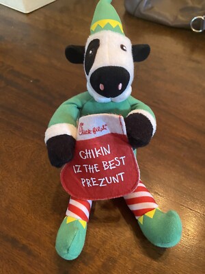 chick-fil-a cow plush christmas