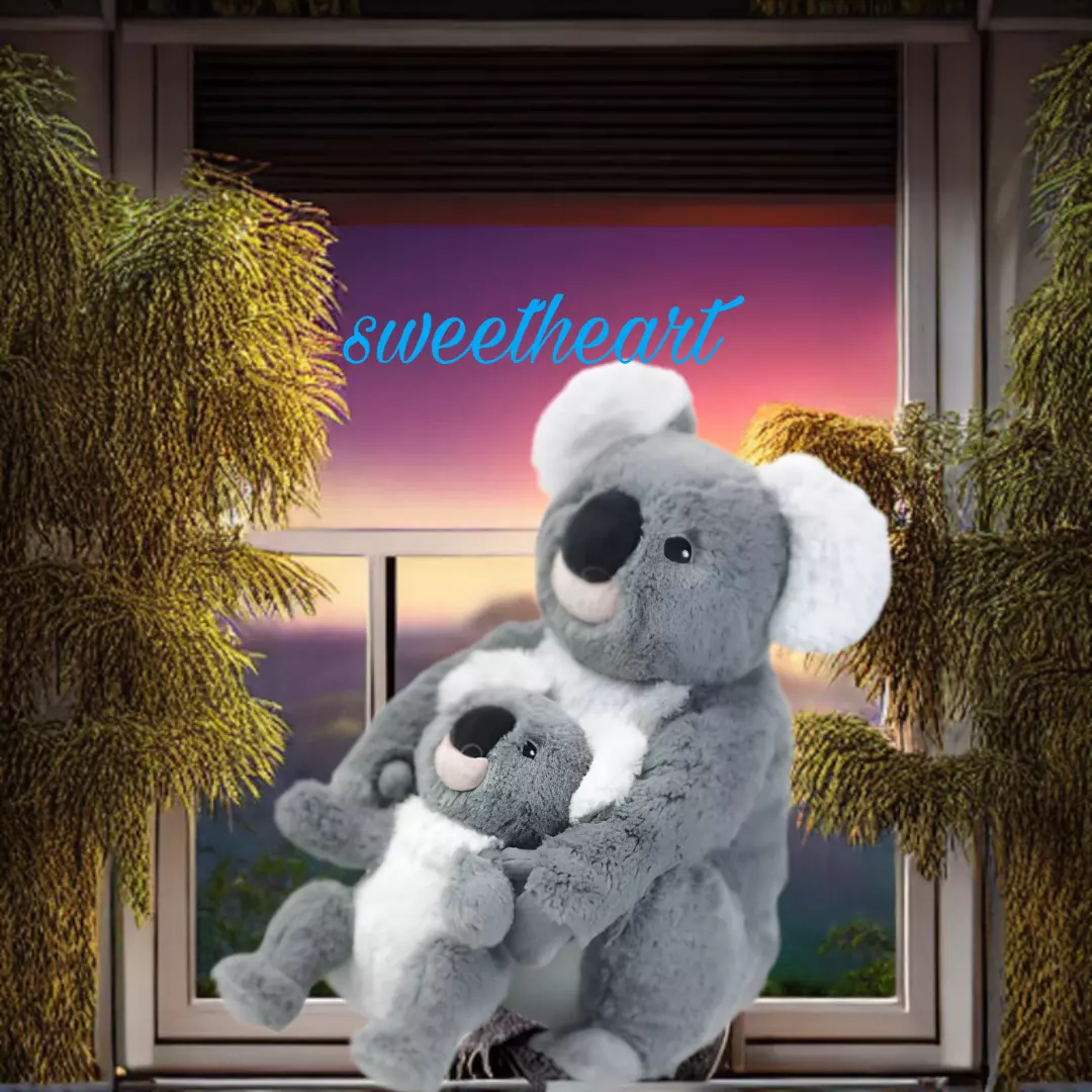 Jouet peluche koala IKEA SOTAST maman et b b ours animal en peluche douce
