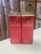 2 X * RED DOOR * Elizabeth Arden 1.5 oz Cream Deodorant * BRAND NEW SEALED *