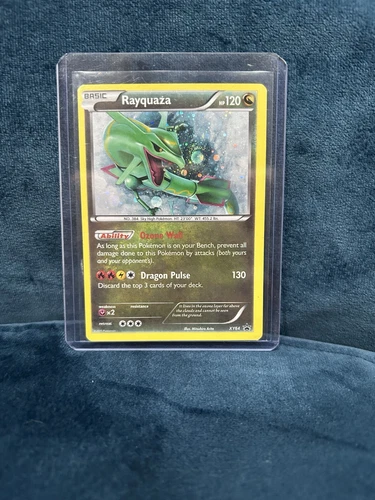 2015 XY Promos #XY64 Rayquaza  Holo Black Star Promo