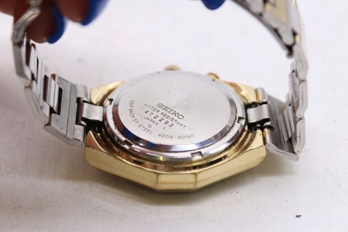 F Nice Vintage Gents Seiko Bell-Matic Gold Tone Automatic Wristwatch - Picture 5 of 6