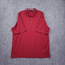 Nike Polo Mens XL Extra Large Red Collared Short Sleeve Golf Golfing Shirt