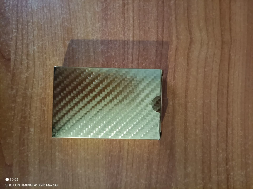 CARTE DA POKER PLACCATE IN ORO 24 CARATI CERTIFICATO DI AUTENTICITA LAMINA D'ORO - Immagine 4 di 4