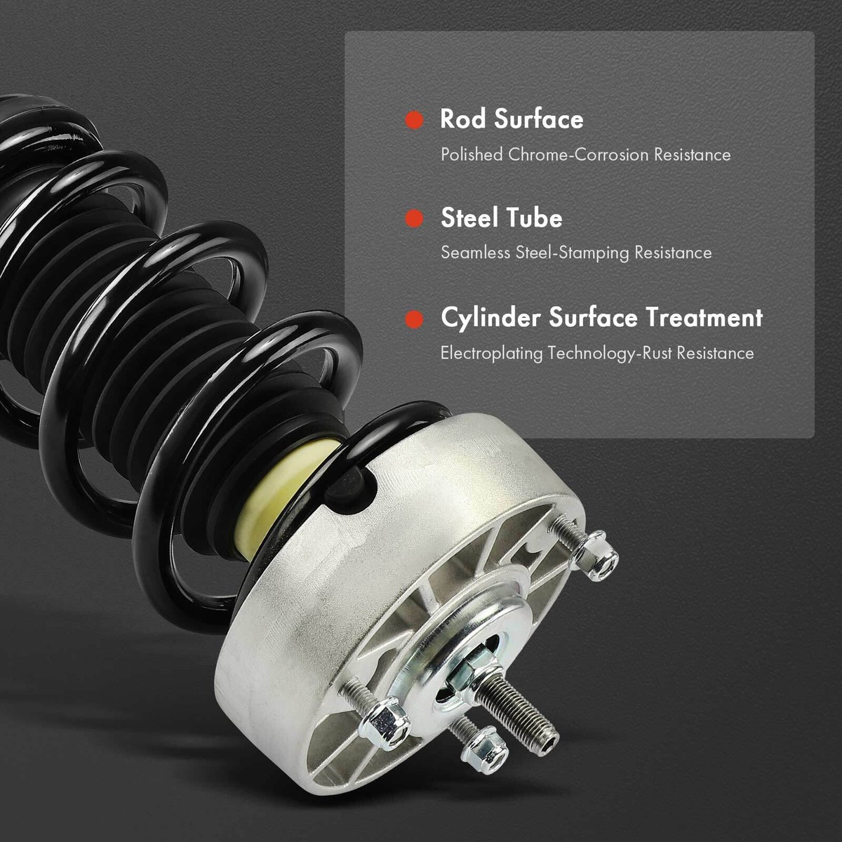 Front Left & Right Side Struts w/Coil Springs Assembly for