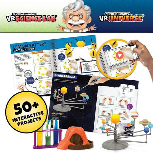 Professor Maxwell's---vr Science Lab & Vr Universe---virtual Reality 2 In 1