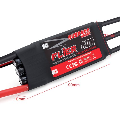 SURPASS HOBBY C42 V2 850KV 800KV 710KV Brushless Motor ESC for RC Fixed Wing - Picture 11 of 25