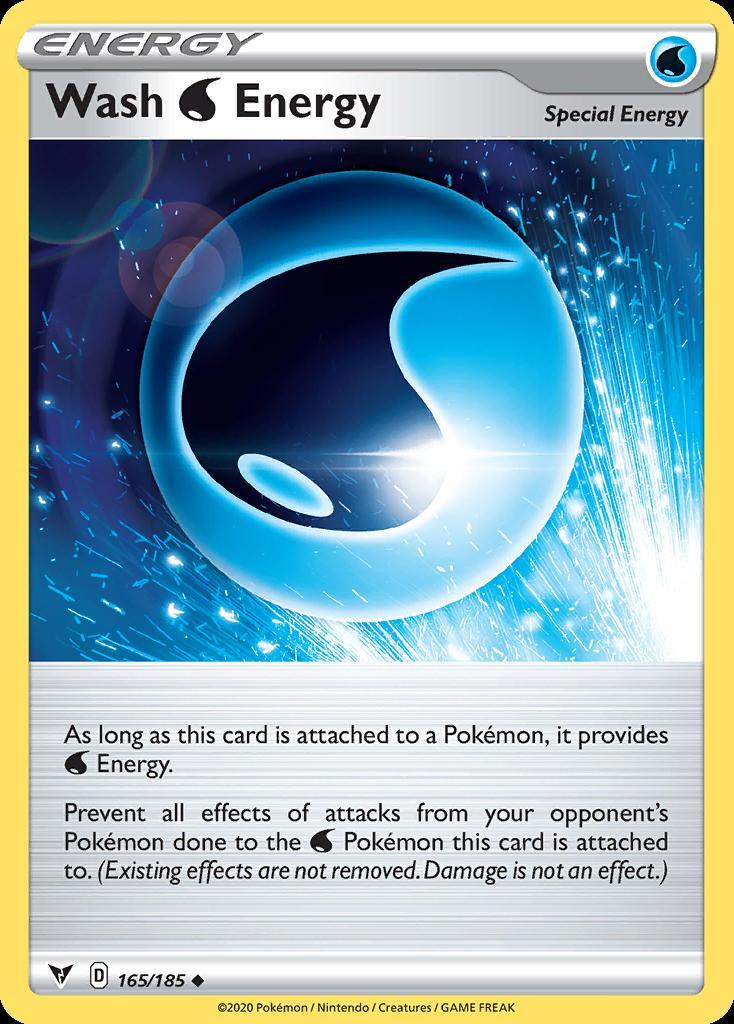 Pokemon Wash Water Energy (165/203) Vivid Voltage LP