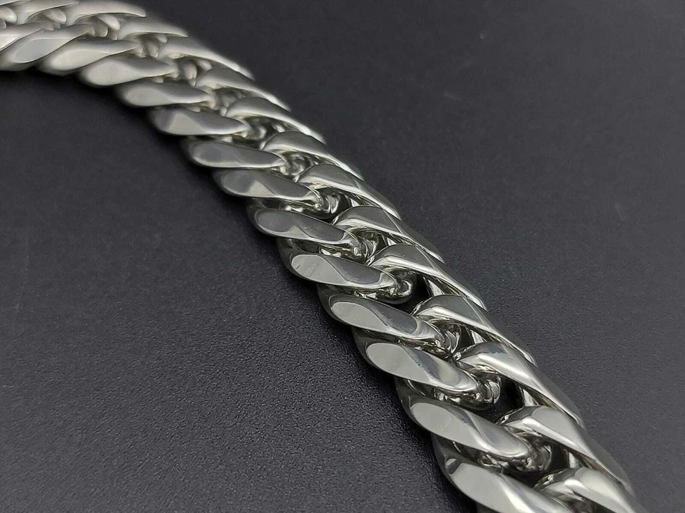 XXL Panzerkette Edelstahl 19 mm Stainless Steel Hochwertig Halskette Massiv NEU - Bild 4 von 4