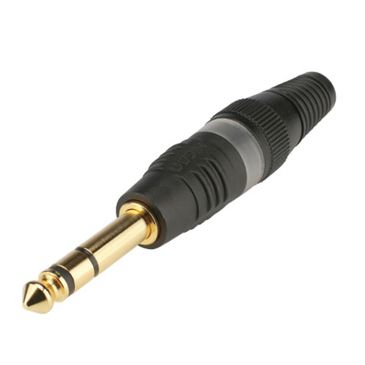 Hicon Stereo Klinke 6,3mm Jack Klinkenstecker  HI-J63S03-G vergoldet