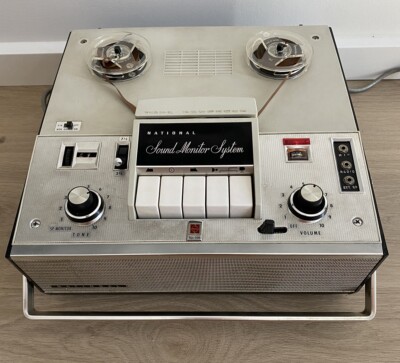 Vintage National Tape Recorder- Sound Monitor System- RQ-705- Reel