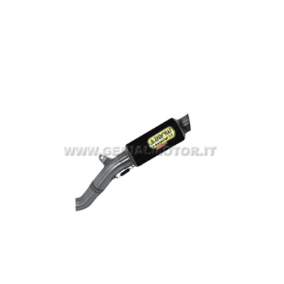 Exhaust Arrow Gp2 Steel Black Kawasaki Z 900 2017 > 2019