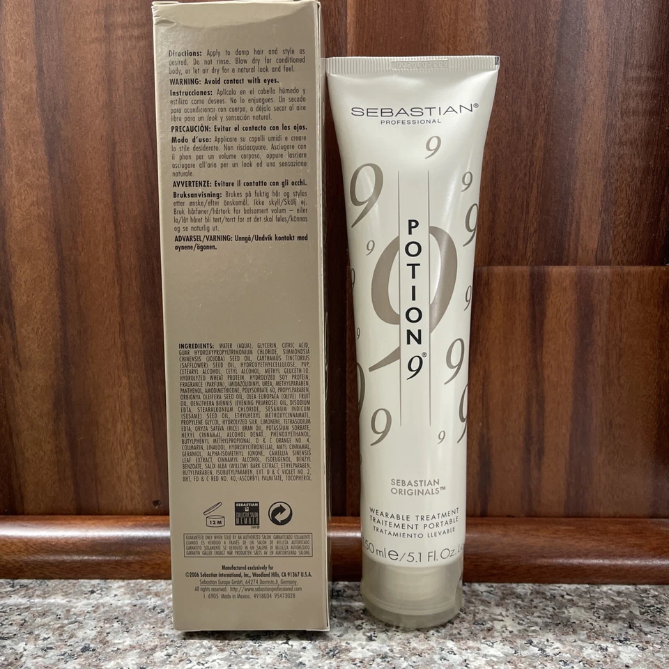 Poción Original Profesional SEBASTIAN 9 Tratamiento Usable 5.1oz Foto 3 de 4