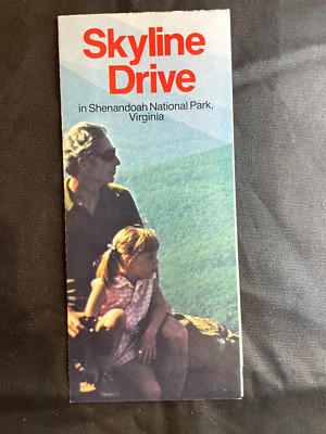 1970's Skyline Drive Shenandoah National Park Brochure