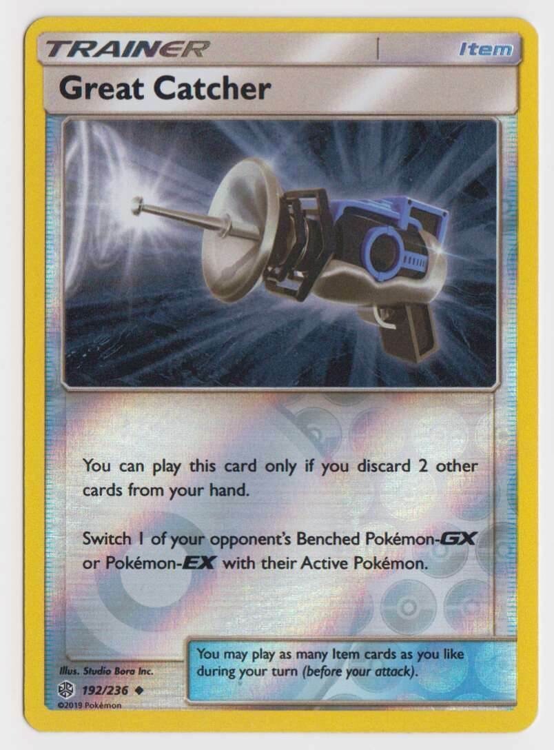 Pokemon - Great Catcher - 192/236 - Reverse Holo - Cosmic Eclipse - NM/M