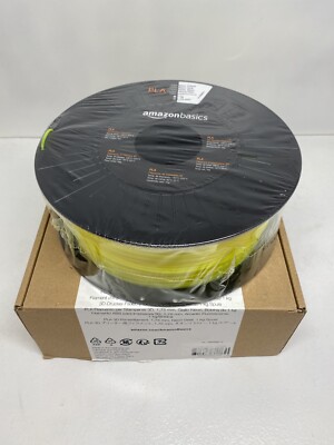 3D Printer Filament 1.75mm, Neon Yellow
