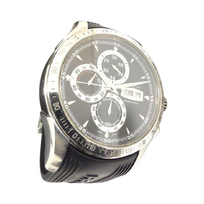 Hamilton Jazzmaster H328160 Auto Chronograph Black Dial Rare from Japan