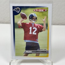 2005 Topps Total - Ryan Fitzpatrick #458 Rookie RC Card NM Rams. rookie card picture