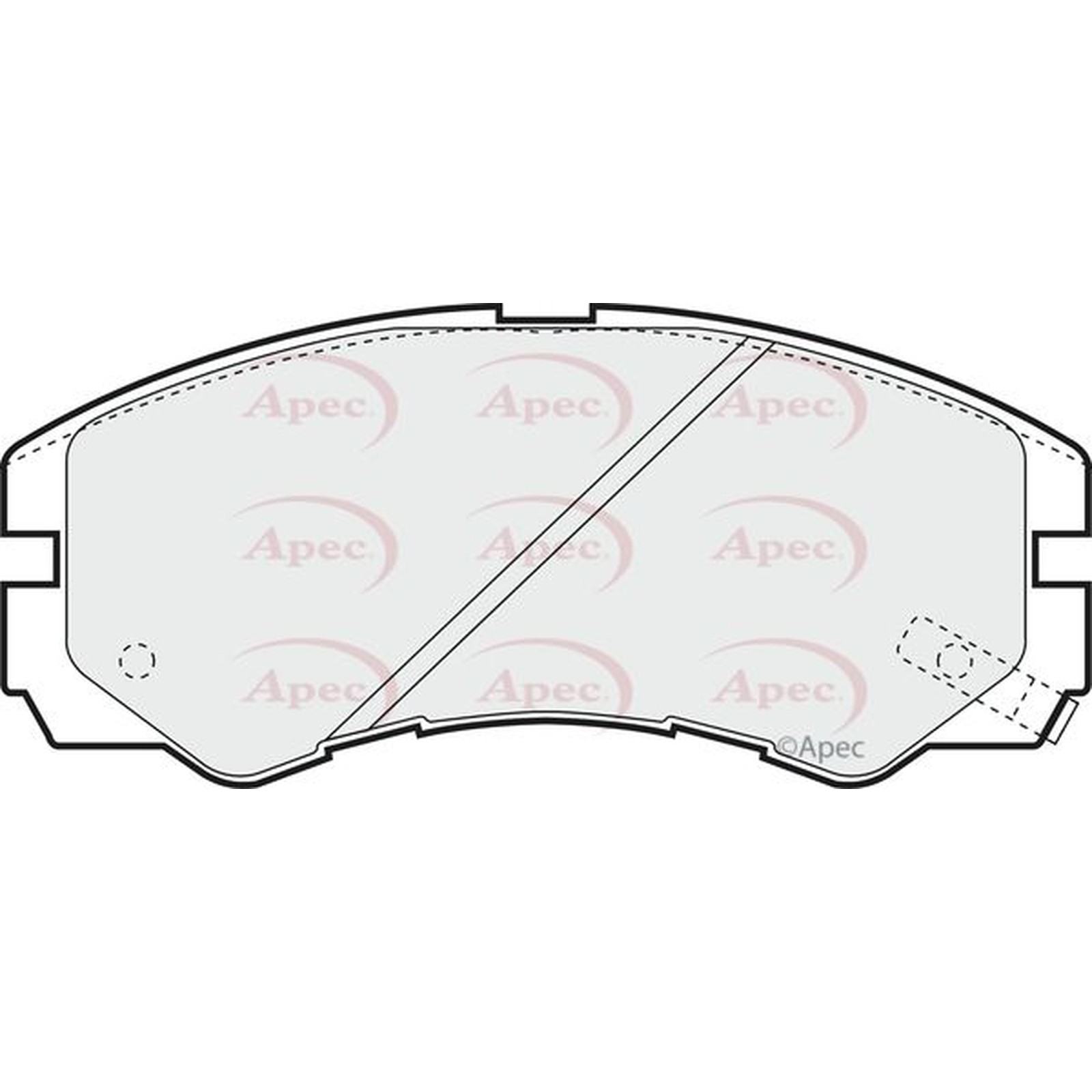 Apec Brake Pads PAD797 - Engineered for Performance to Match OE Quality