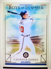 2024 Panini Boys of Summer - Chipper Jones #14 /275 Braves