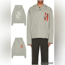 (A3) NWT Honor The Gift Cotton "H" Logo Slate Embroidered Street Hype Hoodie S