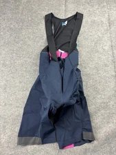 Shimano Pro Cycling Bib Shorts Mens L Escape Navy Padded Logo No Slip Mesh