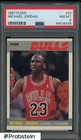 1987-88 Fleer #59 Michael Jordan Chicago Bulls HOF PSA 8 NM-MT