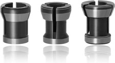 3 St&uuml;ck Spannzangen Kohlenstoffstahl 8/6,35/6mm pr&auml;zise f&uuml;r Holzfr&auml;sen