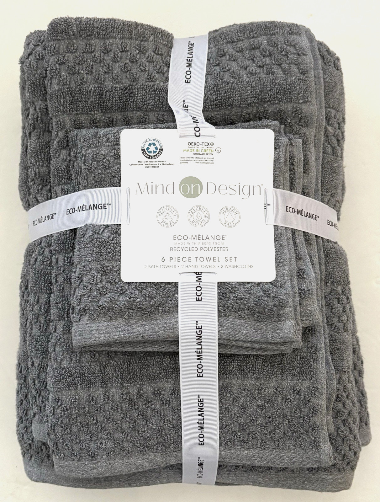 Set Eco Melange Hand & Washcloths