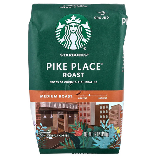 Pike Place® Coffee, Ground, Medium Roast, 12 oz (340 g)