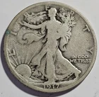 1917-P Walking Liberty Half Dollar 50c Coin ~ 90% Silver (A111)