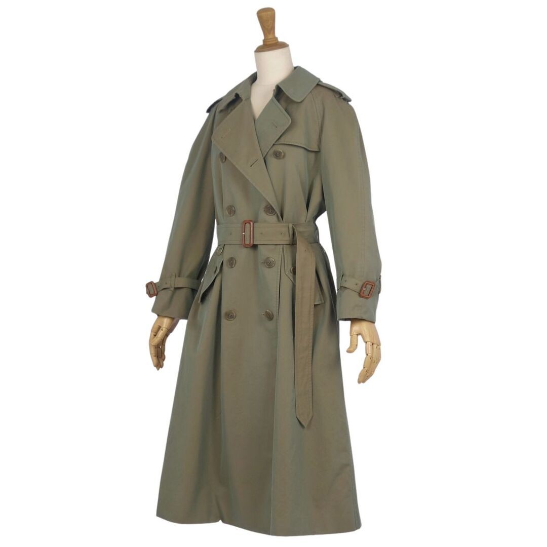 Burberry Vintage Burberrys Coat Trench 100% Cotton Womens 9AB2 Used MOLO-0 thumbnail 5