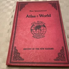New International Atlas Of The World 1940