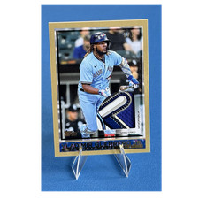 Vladimir Guerrero Jr. Topps 2022 Transcendent 1/1 Game-Used Relic Blue Jays