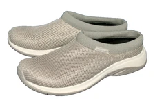 MERRELL Encore Breeze 5 Mesh Clogs Women Size 9.5 Wide Aluminum Taupe J005510W