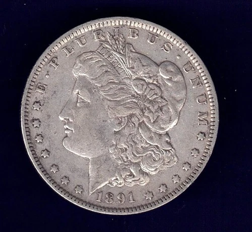 1891 O Morgan Silver Dollar VF  ab950