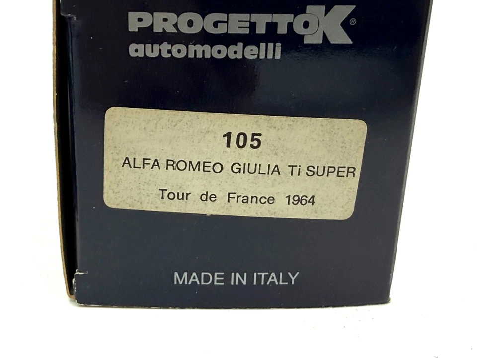 1/43 PROGETTO K ALFA ROMEO GIULIA TI super quadrifoglio tour de france # GV - Immagine 4 di 4