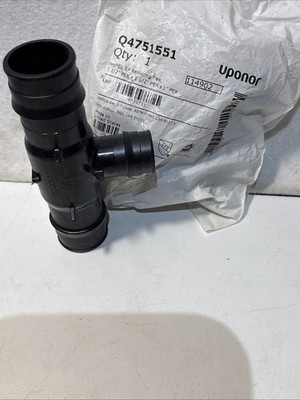 Q4751551 Uponor ProPEX Polymer Reducing Tee 1-1/2 x 1-1/2 x 1'' PEX Lot Of 2!