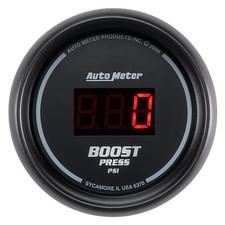 Autometer 6370 Sport-comp Digital Series 2-116 Boost Gauge 0-60 Psi