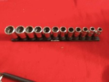 Snap On Fm Series 12pc 38 Drive Metric 8mm-19mm Shallow Socket Set