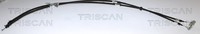 Triscan Bremsseil Seilzug Feststellbremse 8140 241156 FüR Opel Astra Sports B16