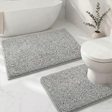 Flotstiga Bathroom Rugs Sets 2 Piece,Super Absorbent Soft,Thick,Machine Washa