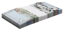 Bahamas 1/2 Dollar, 2019, P-A77, UNC X 100 PCS Bundle Pack